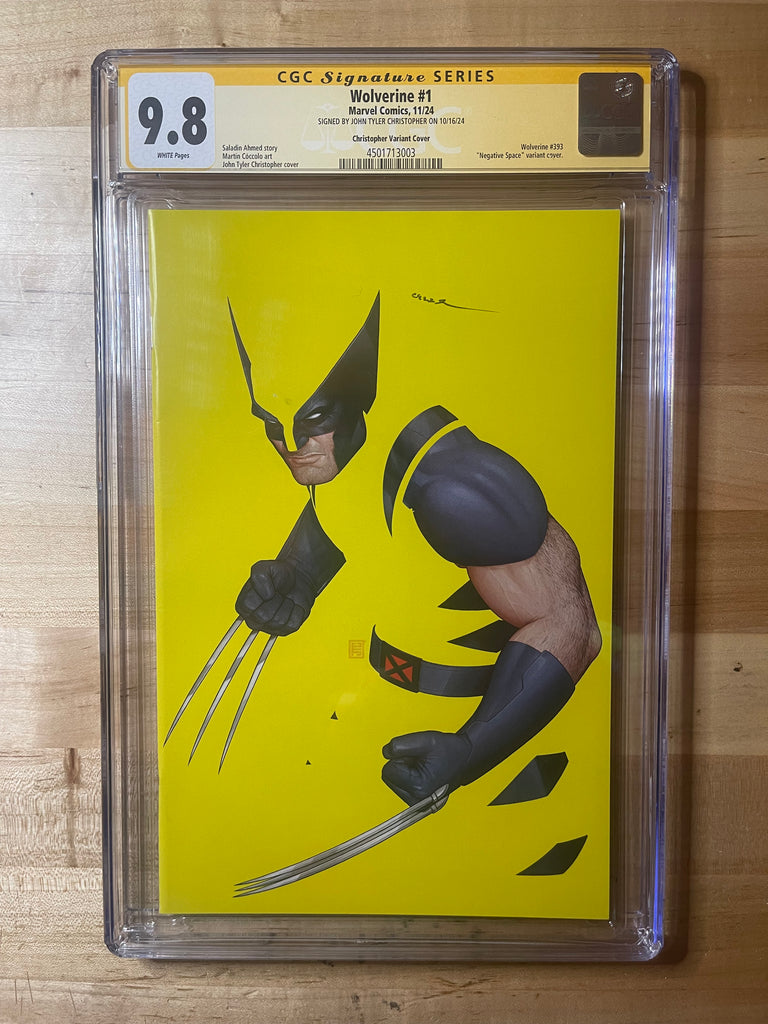 Wolverine 1 JTC Negative Space Variant CGC 9.8 SS