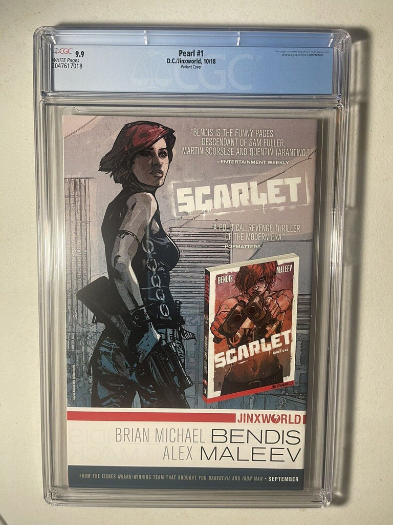 Pearl 1 Maleev Variant CGC 9.9 DC Comics