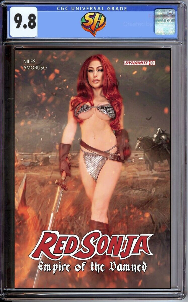 Red Sonja Empire of the Damned 3 Cosplay Variant CGC 9.8 Pre-Sale