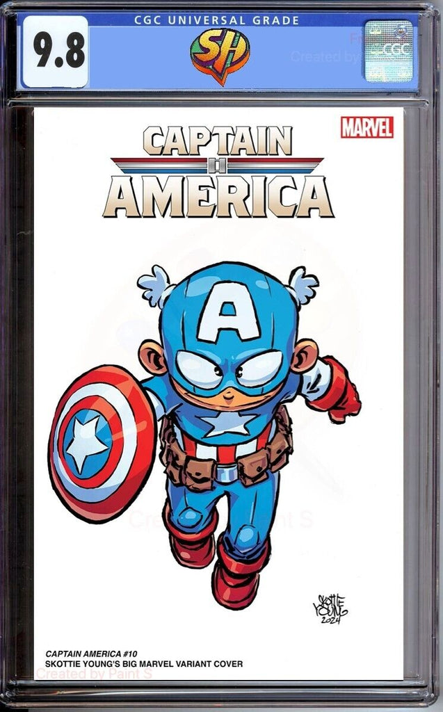 Captain America 10 Skottie Young Variant CGC 9.8 Pre-Sale