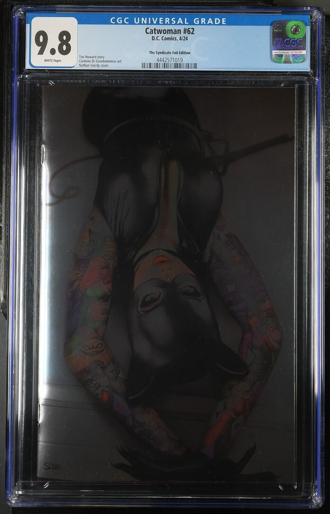 Catwoman 62 Szerdy Foil Variant CGC 9.8 DC Comics