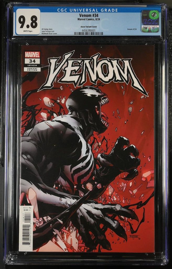 Venom 34 Asrar 1:25 Variant CGC 9.8 Marvel Comics
