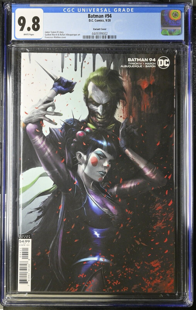 Batman 94 Mattina Variant CGC 9.8 DC Comics