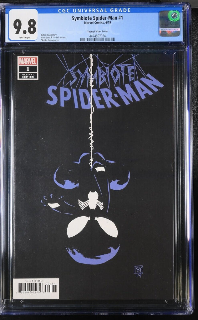 Symbiote Spider-Man 1 Skottie Young Variant CGC 9.8 Marvel Comics