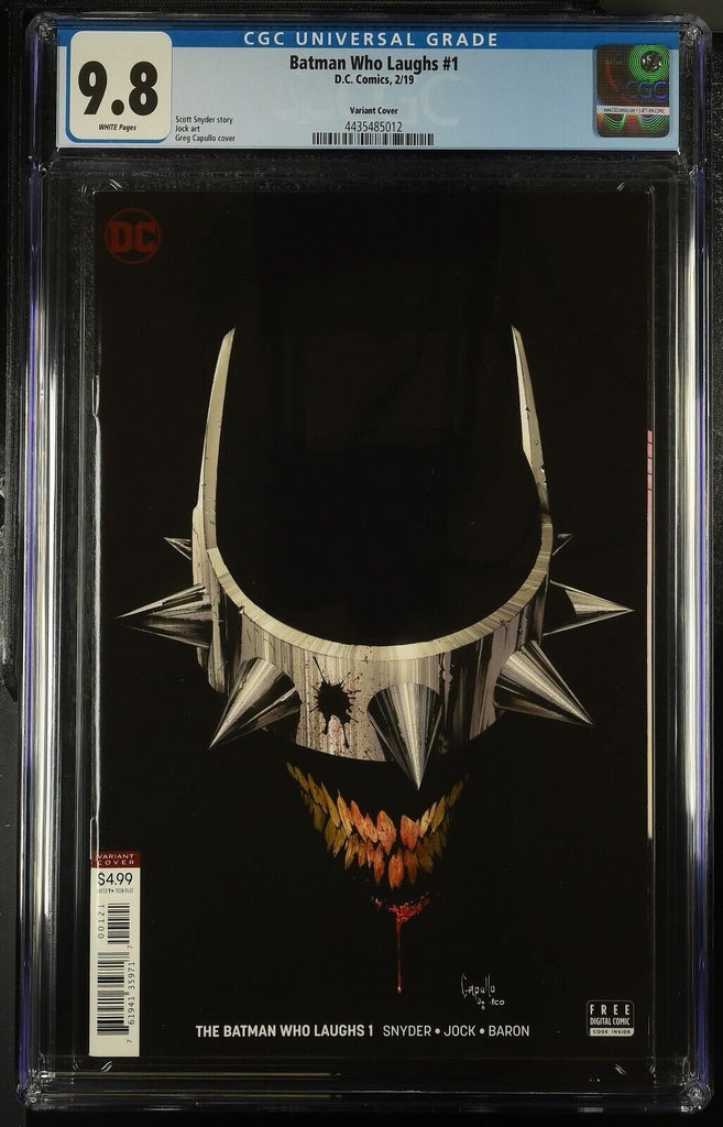 Batman Who Laughs 1 Capullo Variant CGC 9.8 DC Comics