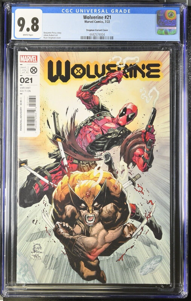 Wolverine 21 Stegman Variant CGC 9.8 Deadpool