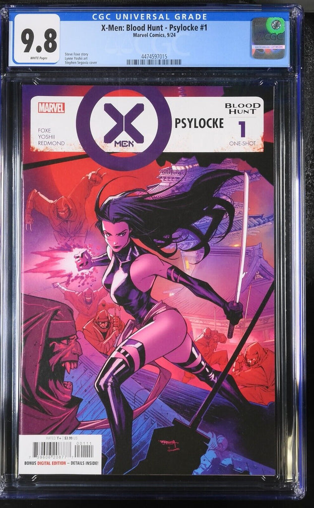 Blood Hunt Psylocke 1 Cover A CGC 9.8 Marvel Comics