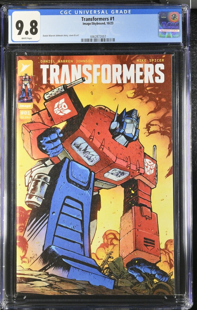 Transformers 1 Cover A CGC 9.8 Image Comics 2023