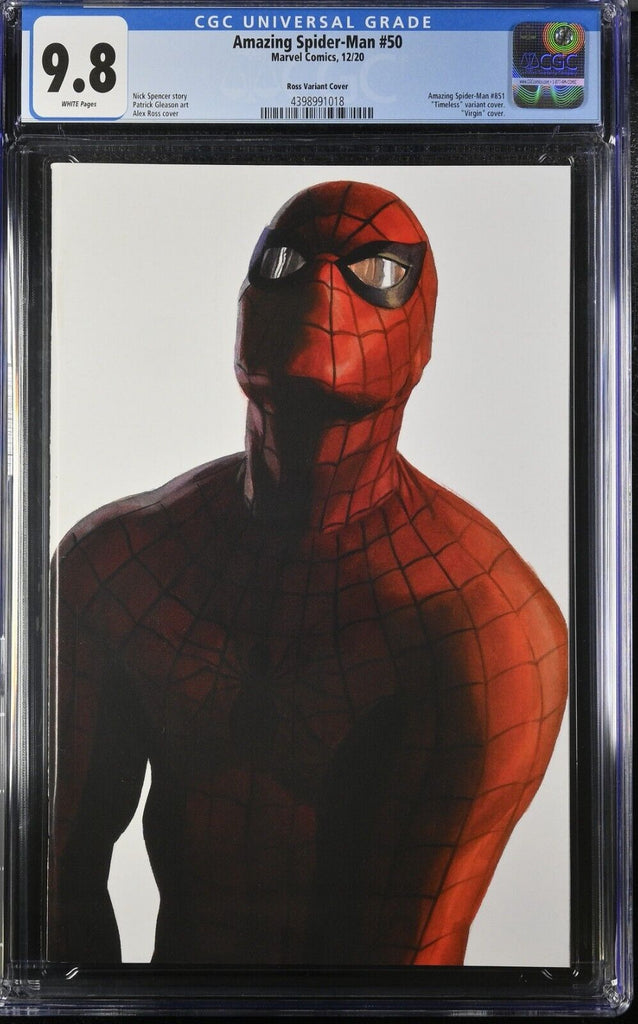 Amazing Spider-Man 50 Alex Ross Timeless Variant CGC 9.8