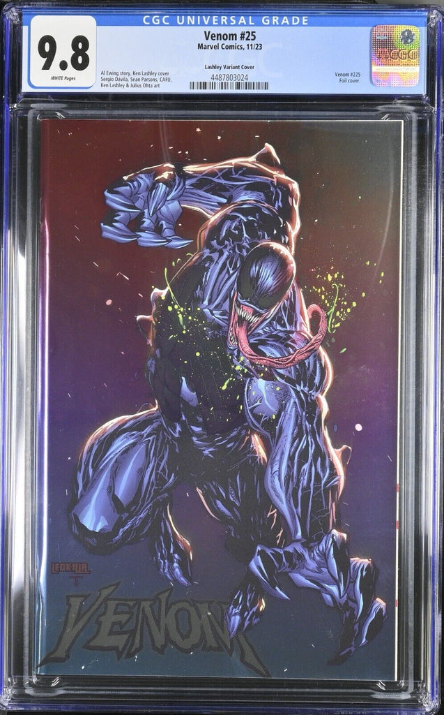 Venom 25 Lashley Foil Variant CGC 9.8 Marvel Comics