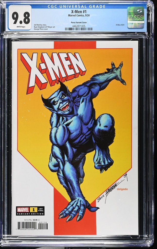 X-Men 1 Perez 1:25 Variant CGC 9.8 Marvel Comics