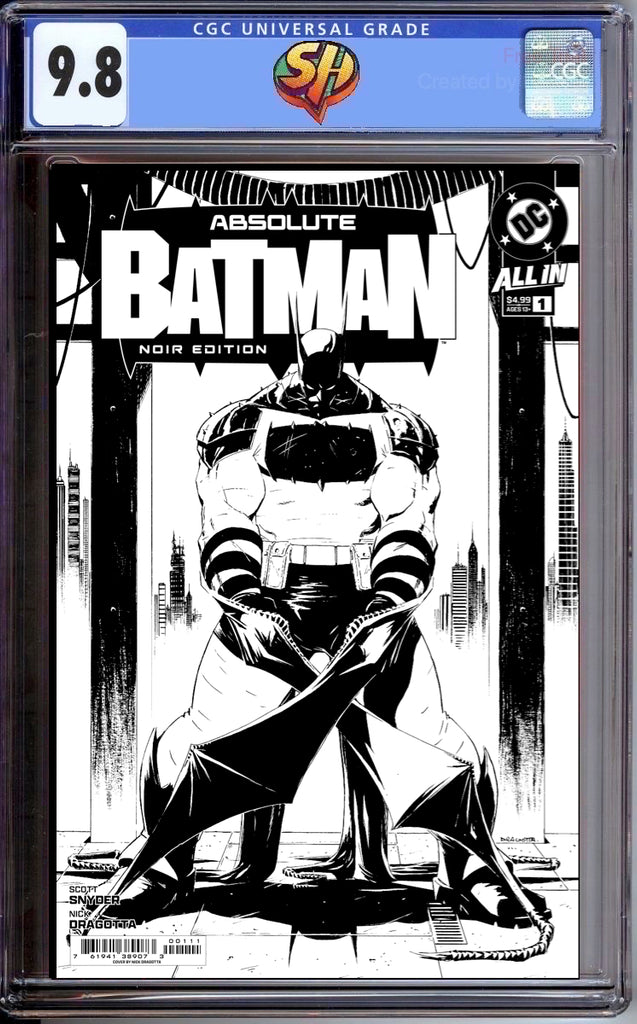 Absolute Batman 1 Noir Edition Cover A CGC 9.8 Pre-Sale