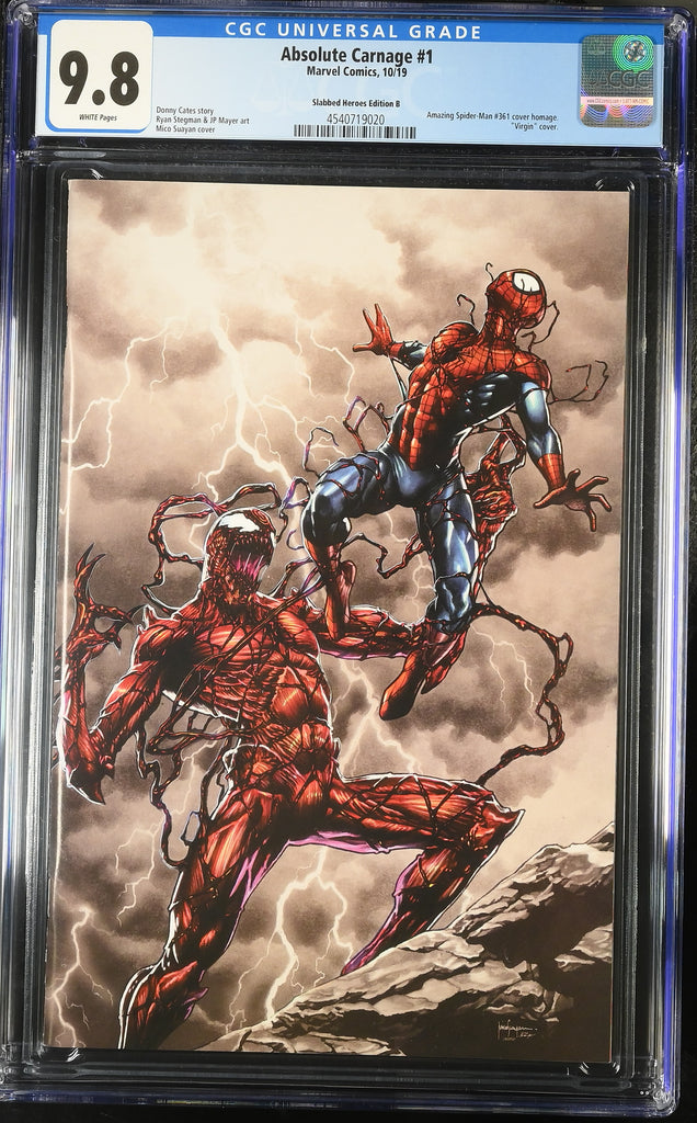 Absolute Carnage 1 Mico Suayan Variant CGC 9.8