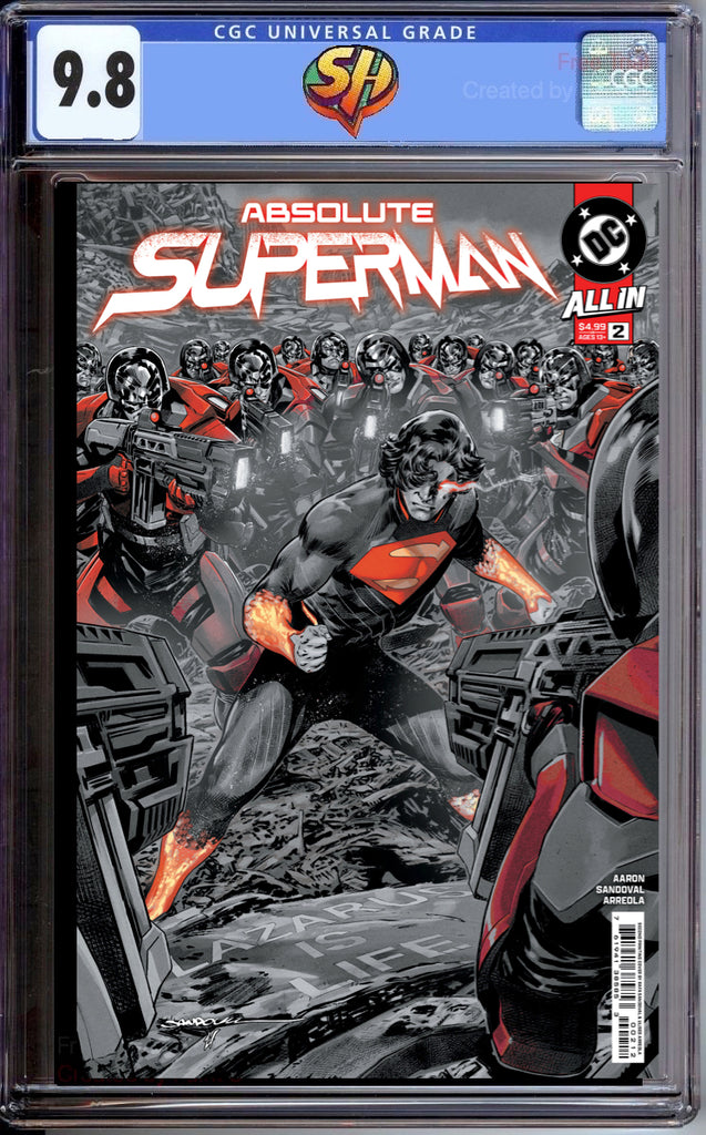 Absolute Superman 2 Second Printing CGC 9.8 Pre-Sale