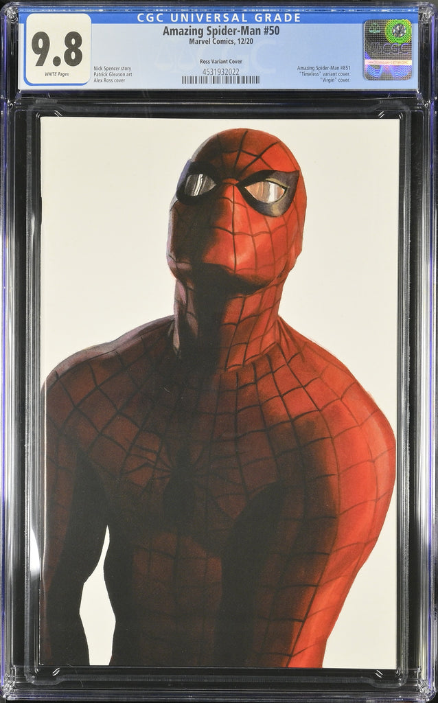 Amazing Spider-Man 50 Alex Ross Timeless Variant CGC 9.8