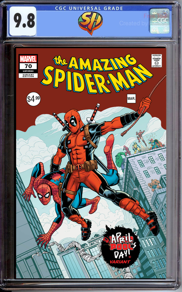 Amazing Spider-Man 70 Schoonover Pool Day Variant CGC 9.8 Pre-Sale