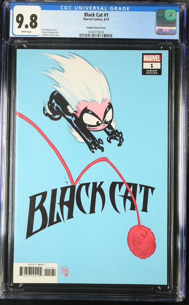 Black Cat 1 Skottie Young Variant CGC 9.8