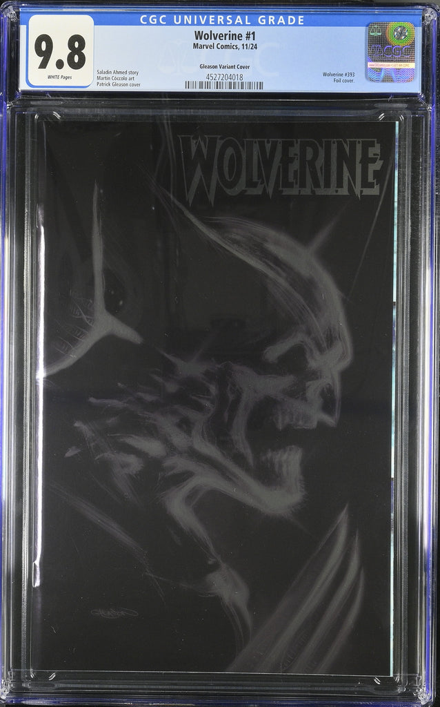 Wolverine 1 Gleason Foil Variant CGC 9.8