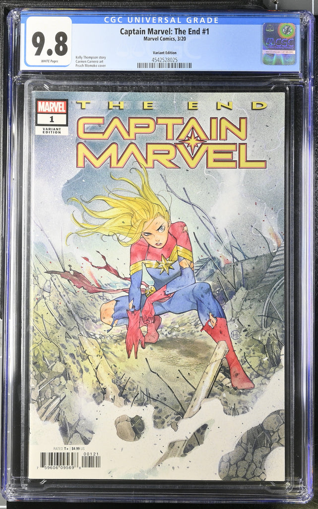 Captain Marvel The End Peach Momoko Variant CGC 9.8