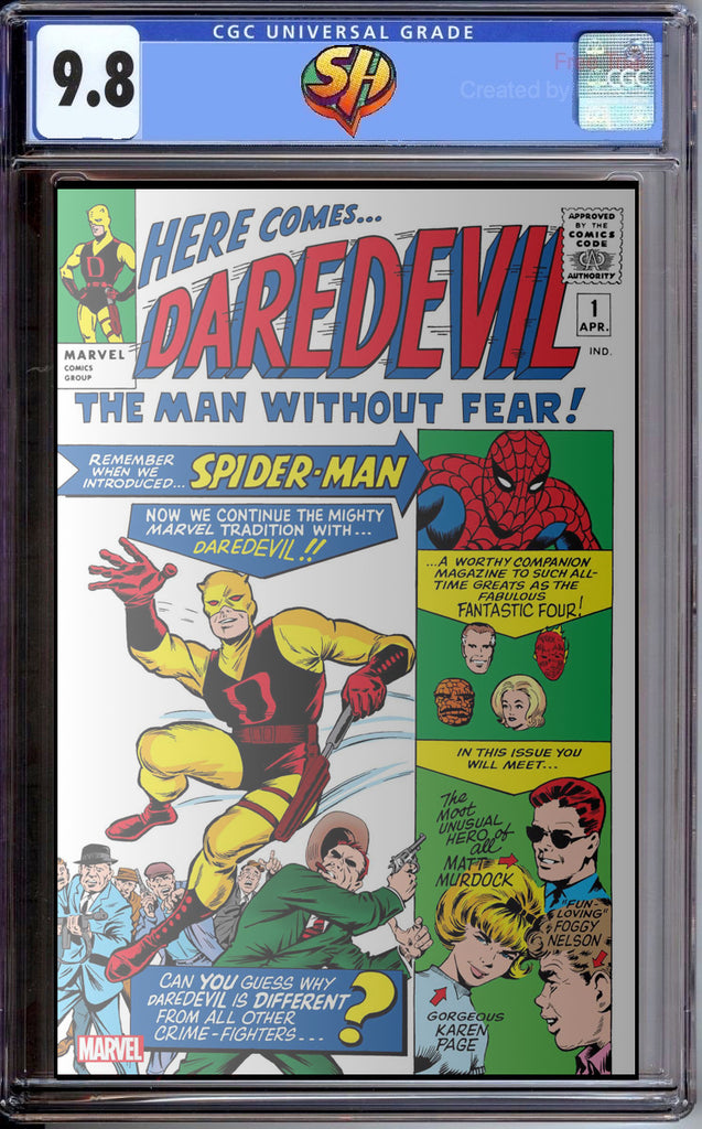 Daredevil 1 Facsimile Foil Variant CGC 9.8 Pre-Sale