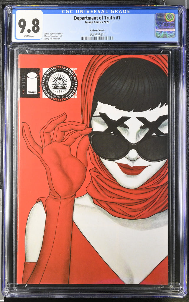 The Department of Truth 1 Cover B Frison Variant CGC 9.8