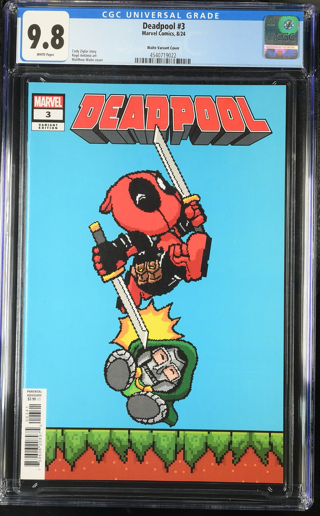 Deadpool 3 Matthew Waite 8-bit Variant CGC 9.8