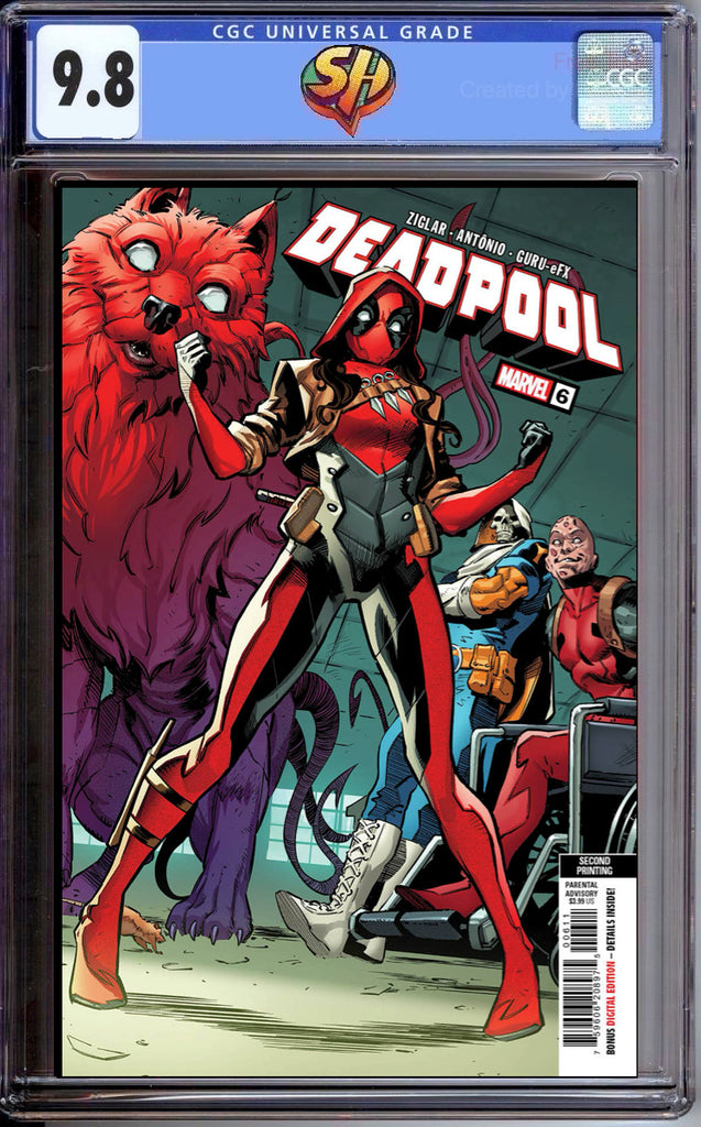 Deadpool 6 Second Print Variant CGC 9.8 Pre-Sale