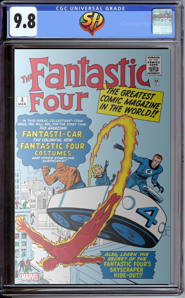 Fantastic Four 3 Facsimile Foil Variant CGC 9.8 Pre-Sale