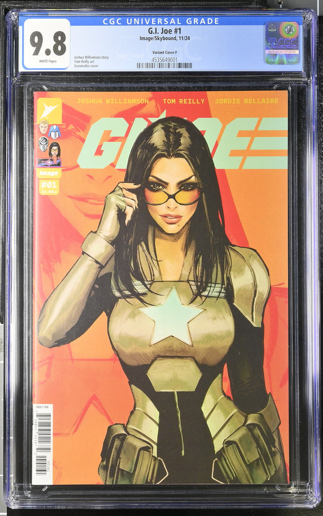 GI Joe 1 Cover F Sozomaika Variant CGC 9.8 Image Comics