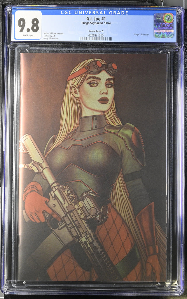 GI Joe 1 Cover Q Frison Foil Variant CGC 9.8 Image Comics