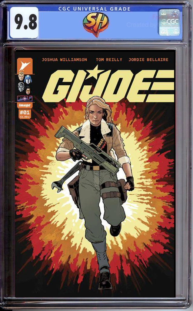 GI Joe 1 Cover I Spokes 1:25 Variant CGC 9.8 Pre-Sale