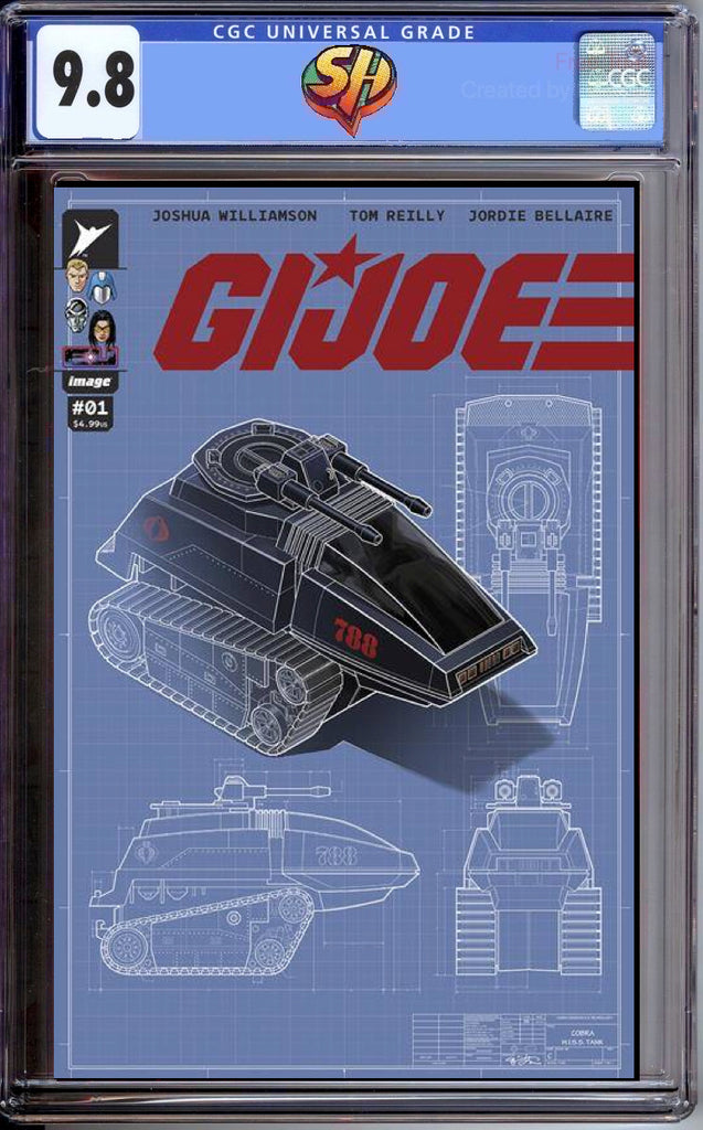 GI Joe 1 Cover J Su 1:50 Variant CGC 9.8 Pre-Sale