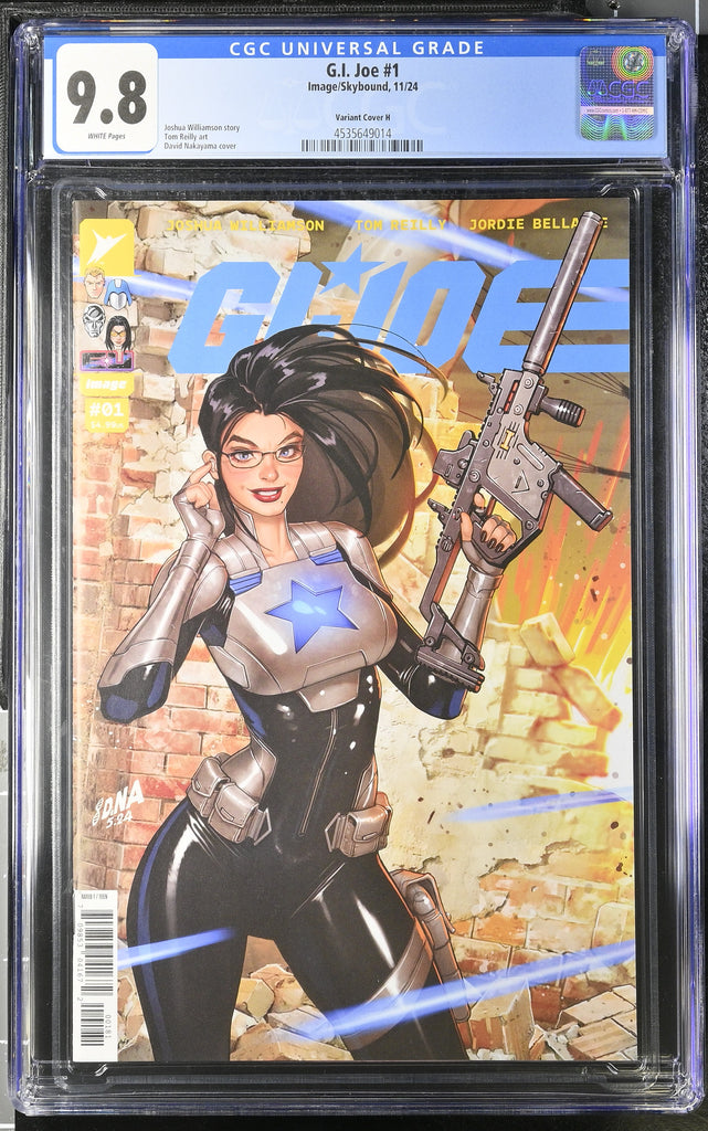 GI Joe 1 Cover H Nakayama 1:10 Variant CGC 9.8 Image Comics