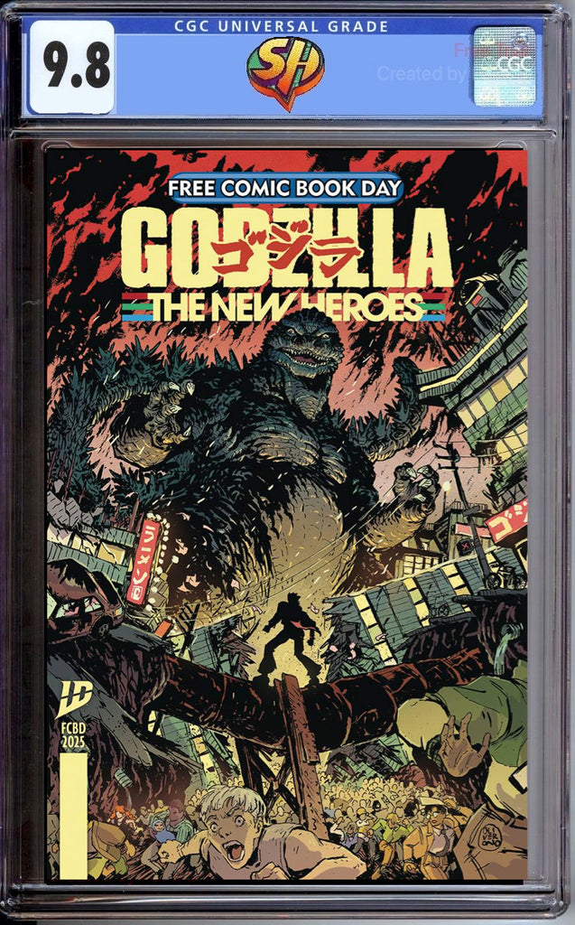 Godzilla New Heroes FCDB 2025 CGC 9.8 Pre-Sale