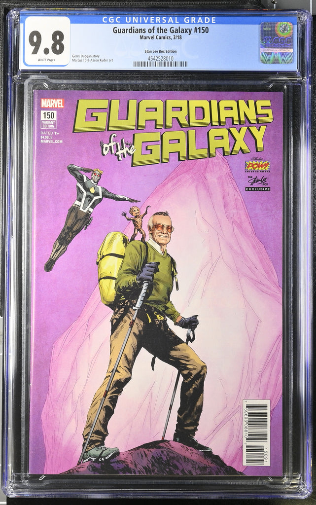 Guardians of the Galaxy 150 Stan Lee Box Variant CGC 9.8