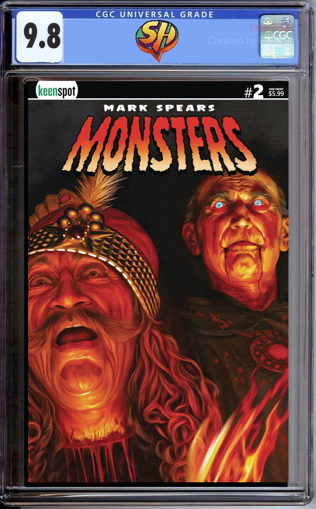 Mark Spears Monsters 2 Second Print CGC 9.8 Pre-Sale