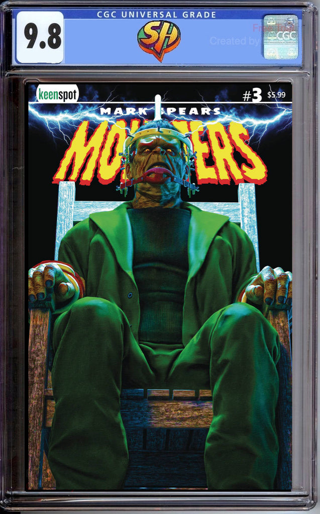 Mark Spears Monsters 3 Cover A Frankenstein CGC 9.8 Pre-Sale