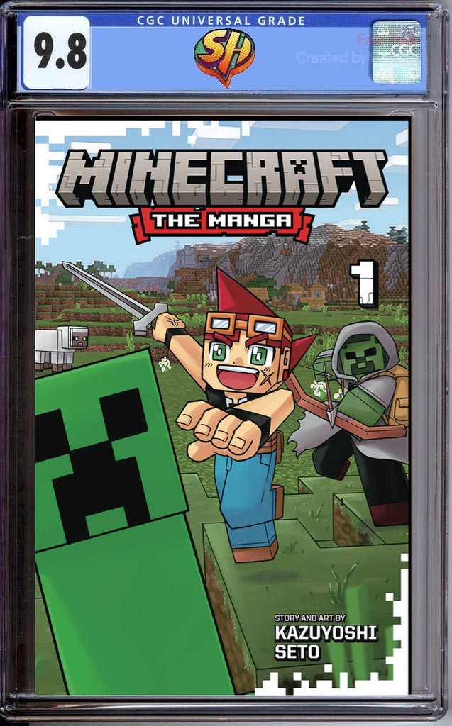 Minecraft the Manga and Beyblade X FCDB 2025 CGC 9.8 Pre-Sale