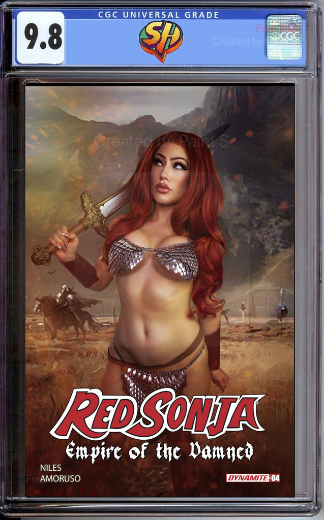 Red Sonja Empire Damned 4 Cosplay Variant CGC 9.8 Pre-Sale