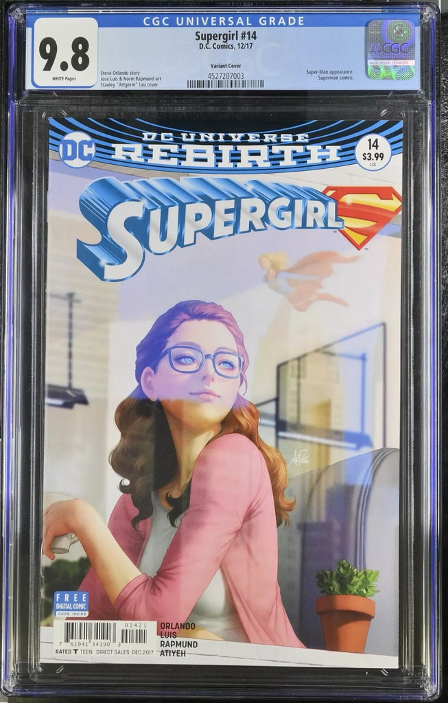 Supergirl 14 Artgerm Variant CGC 9.8