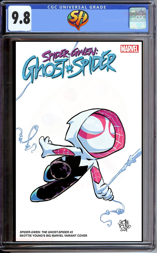 Spider-Gwen Ghost Spider 3 Young Variant CGC 9.8 Pre-Sale