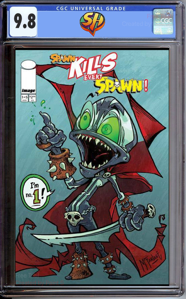 Spawn Kills Every Spawn 1 Cover B McFarlane CGC 9.8 Pre-Sale