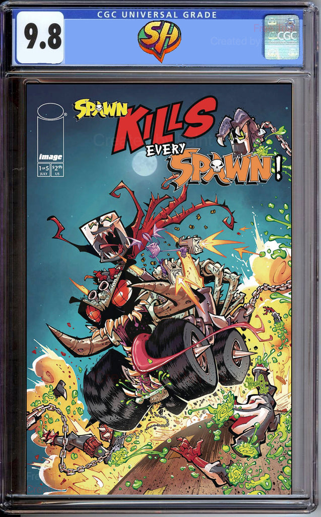 Spawn Kills Every Spawn 1 Cover A CGC 9.8 Pre-Sale