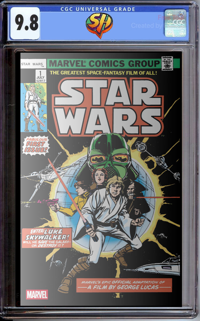 Star Wars 1 Foil Facsimile Variant CGC 9.8 Pre-Sale