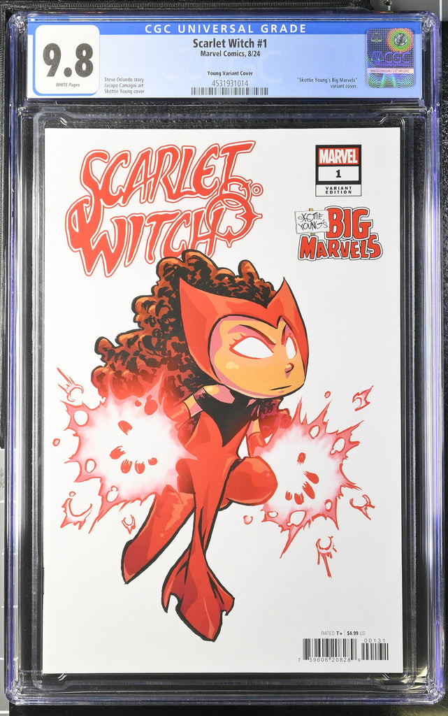 Scarlet Witch 1 Skottie Young Variant CGC 9.8