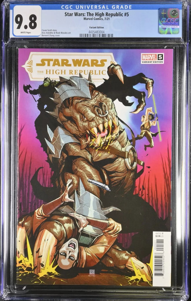 Star Wars High Republic 5 Chang 1:25 Variant CGC 9.8 2023