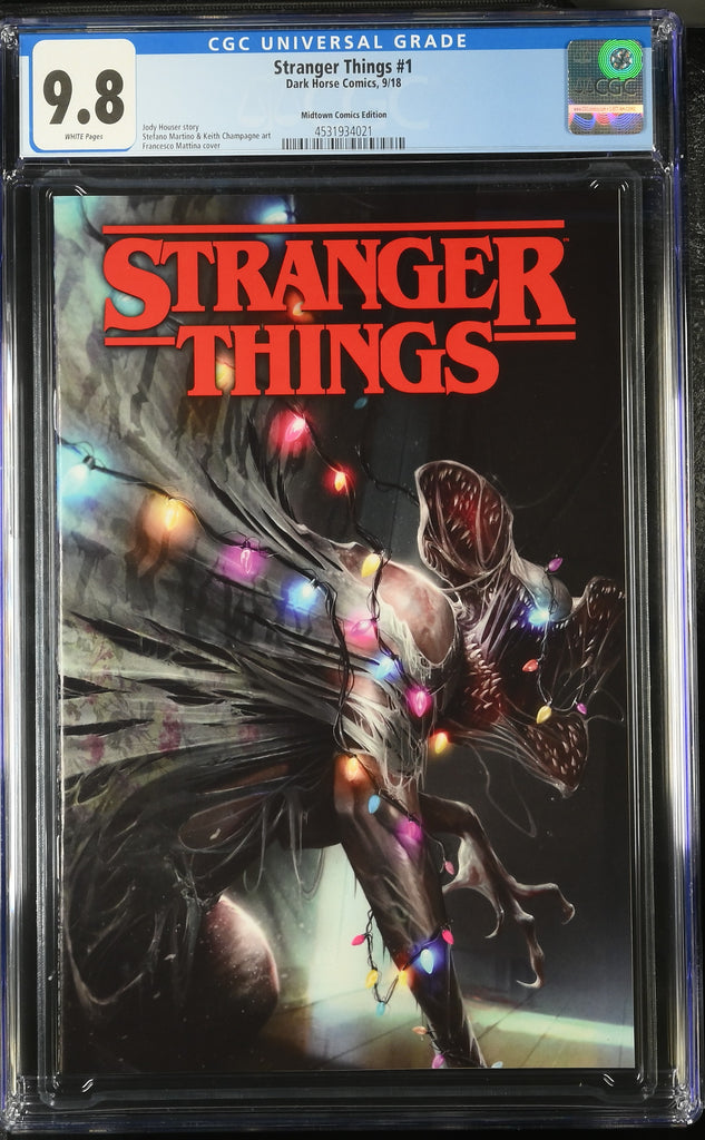 Stranger Things 1 Francesco Mattina Variant CGC 9.8