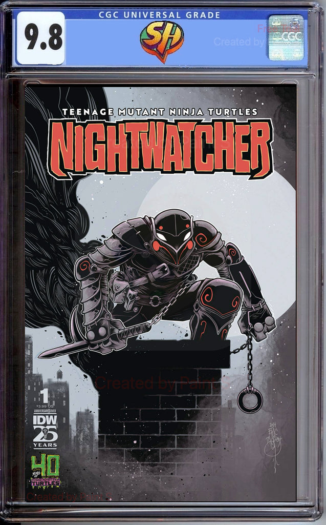 Teenage Mutant Ninja Turtles Nightwatcher 1 40th Anniversary Variant CGC 9.8 Pre-Sale