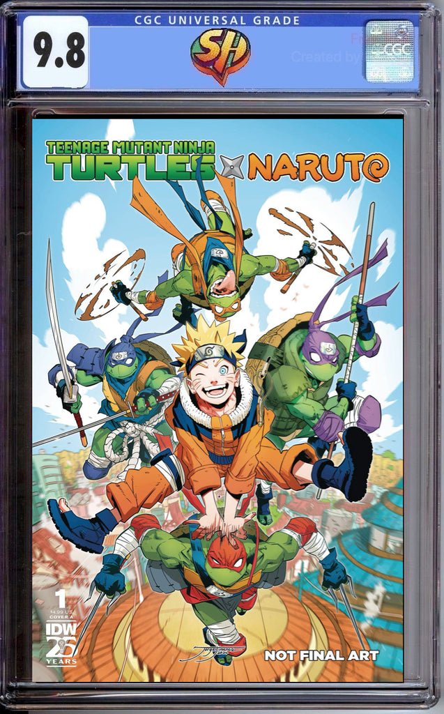 Teenage Mutant Ninja Turtles x Naruto 1 Cover A CGC 9.8 Pre-Sale