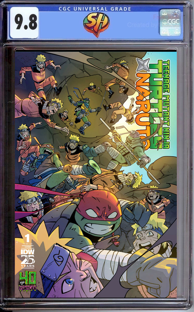 Teenage Mutant Ninja Turtles x Naruto 1 40th Anniversary Duncan CGC 9.8 Pre-Sale